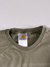 Carhartt Olive Green Raglan Crewneck Sweatshirt (XS)