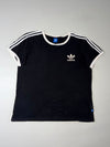 Adidas Originals 3-Stripes Ringer T-Shirt – Black/White (2XL)