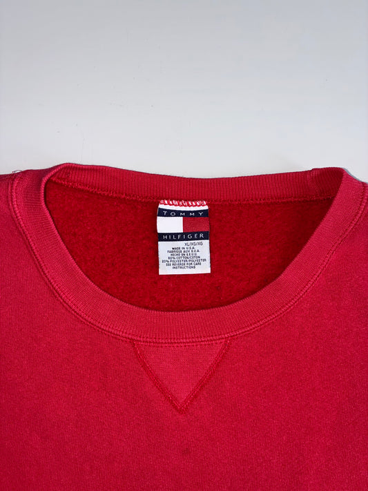 Tommy Hilfiger Crewneck Sweatshirt – Red (2Xl)