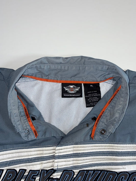 Harley-Davidson Genuine MotorClothes Racing Button-Up Shirt (2XL)