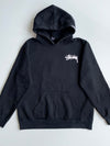 Stussy Black Stock Logo Hoodie – (XL)