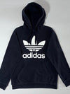 Adidas Trefoil Pullover Hoodie – Black/White, (S/M)