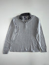 The North Face Grey Quarter-Zip Knit Sweater (L/XL)