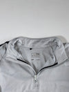 Adidas Golf White Quarter-Zip Pullover with 3-Stripe Sleeve – (XL)
