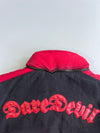 Vintage Pharta Professional DareDevil Racing Jacket Red Black Multi-Patch Daytona Champion Goodyear (M/L)
