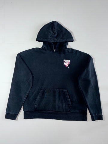 Puma | Black Retro Logo Hoodie  (L/XL)