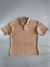 Fila | Vintage Pique Polo | Washed Tan T-Shirt (XL)