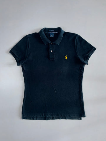 Ralph Lauren “The Skinny Polo” Black with Gold Pony Women’s (M)