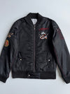 Vintage Ed Hardy by Christian Audigier “Death Before Dishonor” Embroidered Bomber Jacket (M)