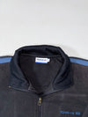Reebok Classic Black Track Jacket – Blue Stripe Panels (XL)
