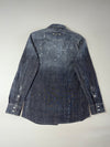 Vintage DKNY Jeans Distressed Bleach Splatter Denim Shirt Women’s (S)