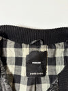 Vintage Poco Loco Black Leather Bomber Jacket (M)