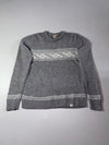 Carhartt Grey Nordic Pattern Knit Crewneck Sweater (M/L)