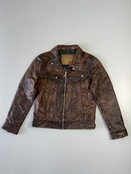 !                                                                                                                                                                                                                Zara Original Ultra Premium Leather Jacket (M)