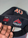 Pacific Headwear 474F Bull Logo Baseball Team Flexfit Cap – Black/Orange #40 (50cm)