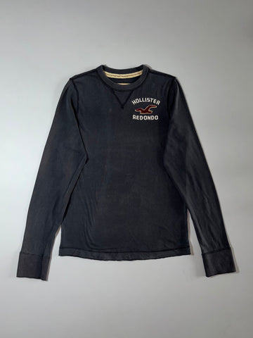 Hollister Redondo Embroidered Long Sleeve Thermal Top (L)