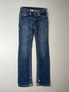 Vintage True Religion Women’s Big Stitch Bootcut Jeans (W:26) (L:41)