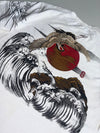 Japanese Wave Print Graphic T-Shirt (2XL)