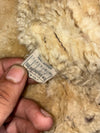 Vintage Italian Brown Leather Shearling Aviator Jacket – B3 Style – Made in Italy Furr inside (XL)
