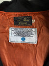 Maden MA-1 Flight Bomber Jacket – Black/Orange Lining (M/L)