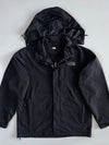 The North Face Black Hooded Waterproof Shell Jacket W/ Detachable Cap (M/L)