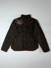 Vintage Trailwear by Penfield Herringbone Tweed & Leather Quilted Jacket (M)