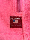Polo Jeans USA | Pink Colorblock Fleece Zip Vest | (M)