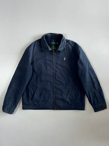 Polo Ralph Lauren Navy Harrington Jacket (Xl)