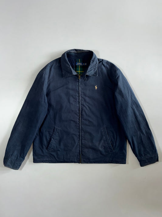 Polo Ralph Lauren Navy Harrington Jacket (Xl)