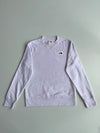 The North Face Heritage Logo Patch Light Grey Crewneck Sweatshirt(S)