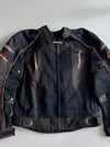 RST Ventilator Series IV Textile Motorcycle Jacket – Black Mesh Armored Riding Jacket (Back paded) (M)