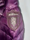 Miss 1950 Purple Quilted Puffer Jacket (S)