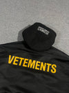 ZVetements Oversized Black Bomber Jacket – Rare Streetwear (L/XL)