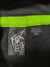 Fox Racing Black & Neon Green Zip-Up Hoodie (3XL)