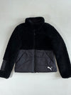 Puma Sherpa Fleece Hybrid Padded Jacket – Black (S)