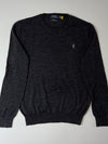 Polo Ralph Lauren Charcoal Merino Wool Slim Fit Sweater (M)