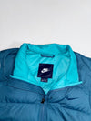 Nike Puffer Vest  Navy Blue x Teal, Vintage Sportswear (L)