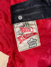 Harro Kombi Black/Red Leather Racing Jacket (XS)