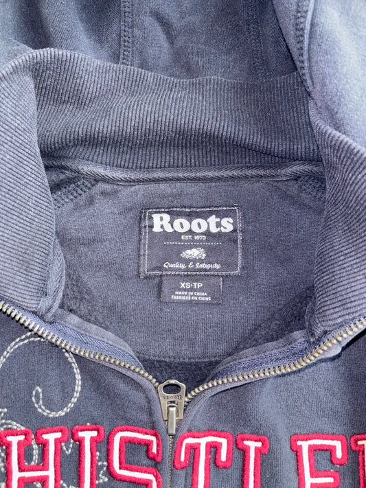Roots | Whistler Navy Zip Hoodie | (XS)