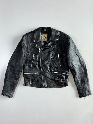 BLL Real Leather Biker Jacket (S)