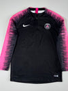 Nike PSG Paris Saint-Germain 2018/19 Black & Pink Vaporknit Drill Top – Quarter Zip (L)