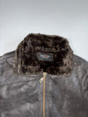 Super Premium Heavy Leather Jacket Furr Inside (L)