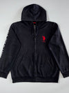 U.S. Polo Assn Full-Zip Hoodie – Black (3XL)