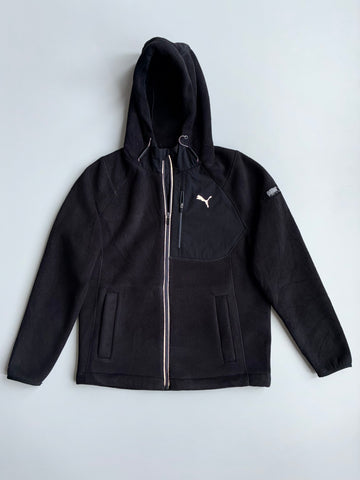 Puma | Fleece Half-Zip Hoodie Black | (S)