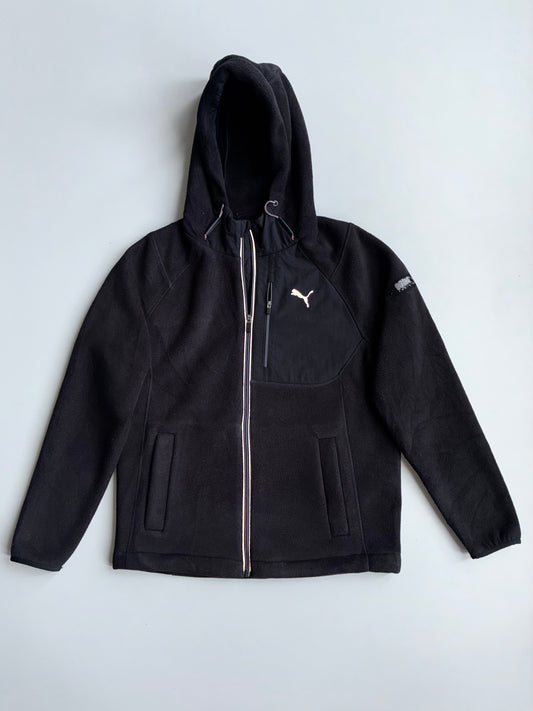 Puma | Fleece Half-Zip Hoodie Black | (S)
