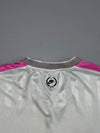 Nike Retro Soccer Jersey – White/Pink Striped (L)