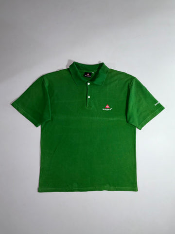 Le Coq Sportif Green Embroidered Logo Polo T-Shirt (XL)