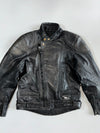 Targa CE Impact-Protected Heavy Leather Motorcycle Jacket (M)