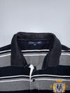 Hang Ten Striped Rugby Polo T-Shirt (L)