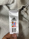 Adidas Sherpa-Lined Full Zip Fleece Jacket – Heather Grey/Black Women’s (S)